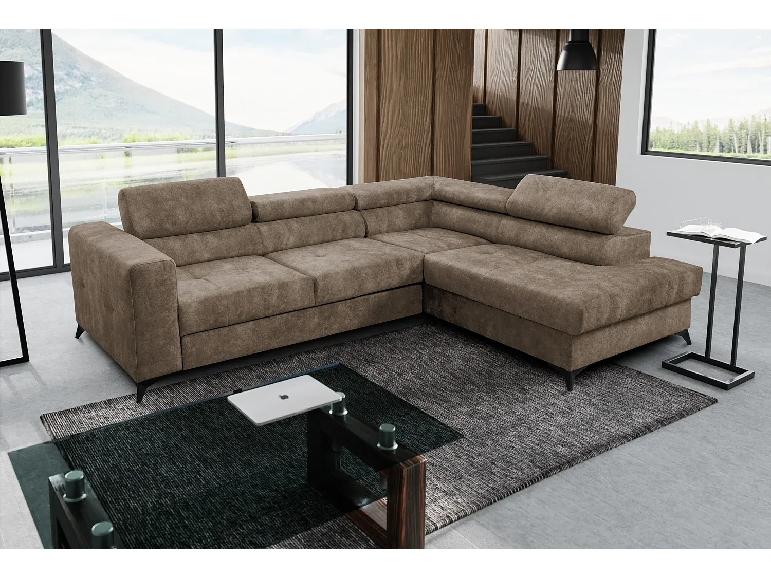 Sofa & Sessel,Wohnzimmergarnitur,Couchgarnitur mit Schlaffunktion-Nestaviroa