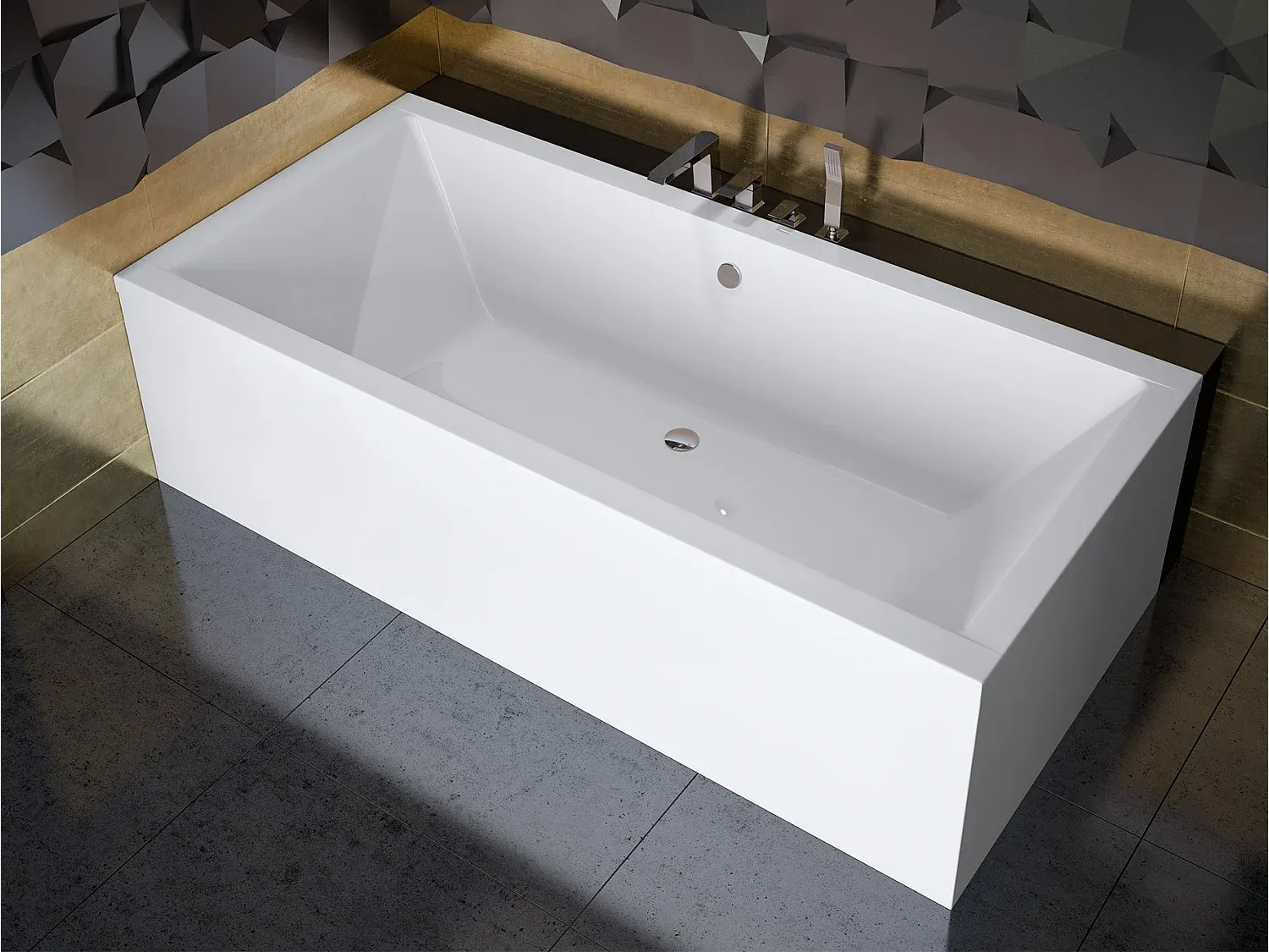Badezimmer,Bereich Badewanne,Badewanne (Standard)-Nestaviroa