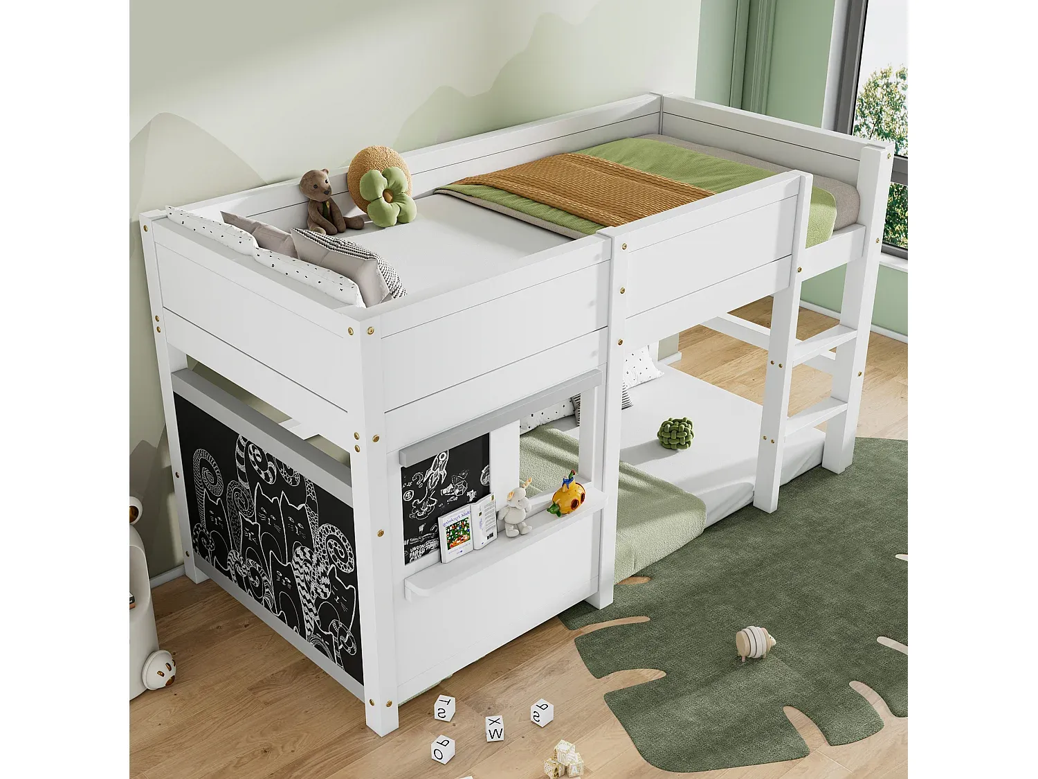 Schlafzimmer,Bereich Bett,Etagenbett-Nestaviroa
