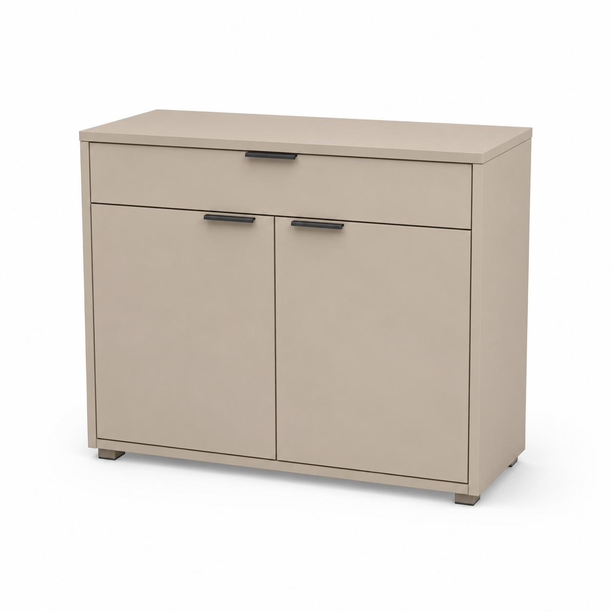 Kompaktes Sideboard Sand 100x36x80 cm für Flur und Essbereich