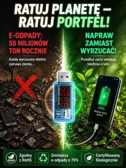 Inteligentny Optymalizator Baterii [-50%] Koniec z Szybkim Rozładowywaniem, Oszczędź na Serwisie! [Płatność przy odbiorze]