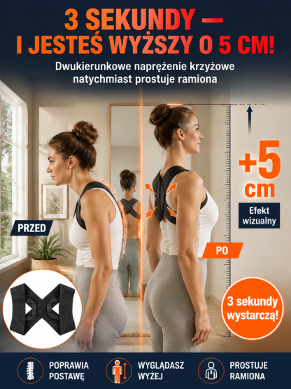 Dyskretny Pas Korygujący Postawę - Do Pracy przy Biurku (-50% OFF)