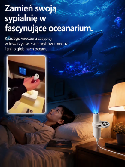 🌊Magiczny Projektor Oceanu – Twój Prywatny Sen + Rabaty -50% i Darmowa Dostawa!