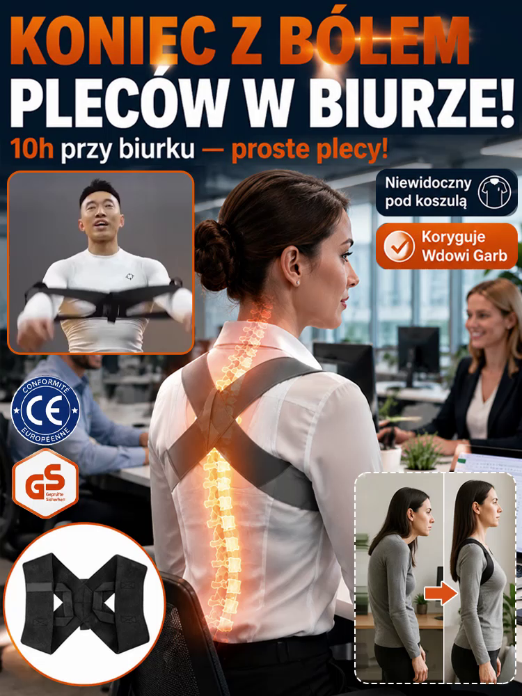 Dyskretny Pas Korygujący Postawę - Do Pracy przy Biurku (-50% OFF)