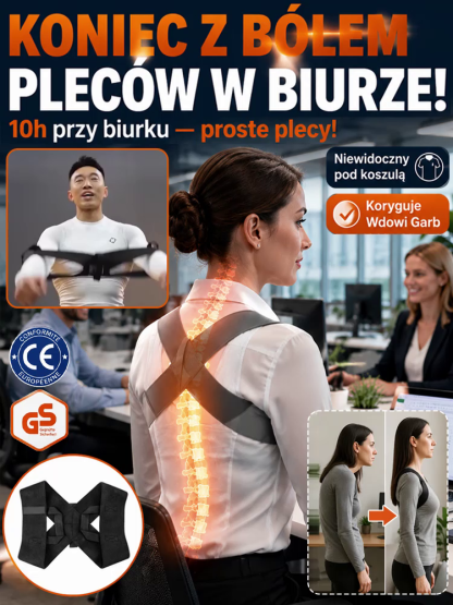 Dyskretny Pas Korygujący Postawę - Do Pracy przy Biurku (-50% OFF)