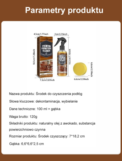 Premium Środek do Czyszczenia i Odnowy Drewna -Przywraca Blask✨ Kup 1 Otrzymaj 1 Gratis