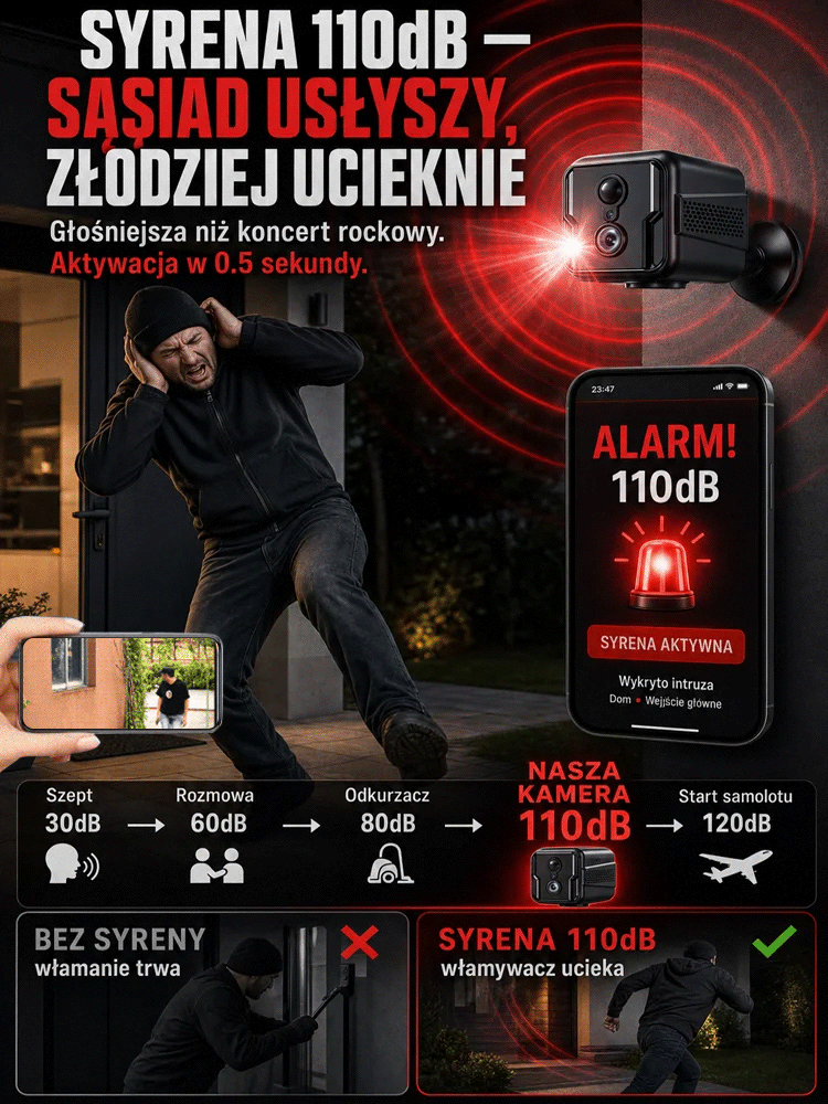 [HIT] Bezprzewodowa Minikamera 4G na Kartę SIM (Bez WiFi) – Zdalny Podgląd w Telefonie | Płatność 