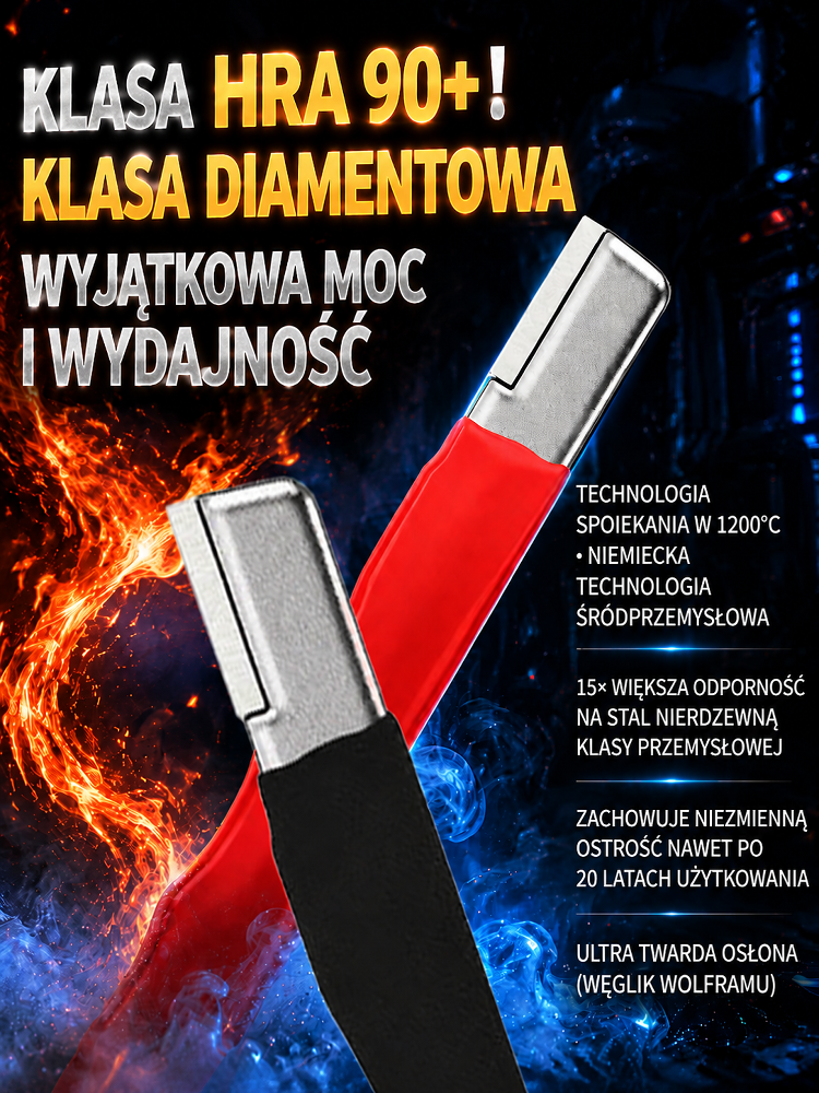 Magiczna Ostrzałka Premium (Niemiecka Stal) | Ekstremalnie Ostre Noże w 3 Sekundy (Tylko 3 Pociągnięcia) | -50% OFF + Płatność przy Odbiorze