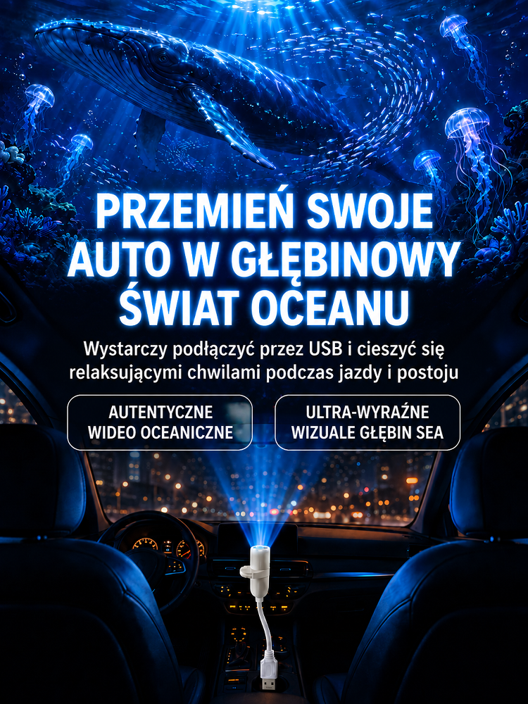 🌊Magiczny Projektor Oceanu – Twój Prywatny Sen + Rabaty -50% i Darmowa Dostawa!