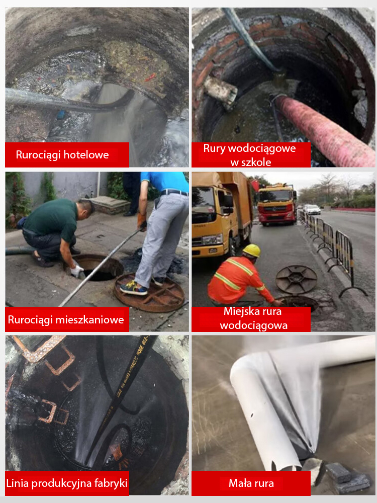 🛠️ Przeciwwybuchowy Wąż Kanalizacyjny | Jednym Ruchem Czyste | 400kg Pociągu