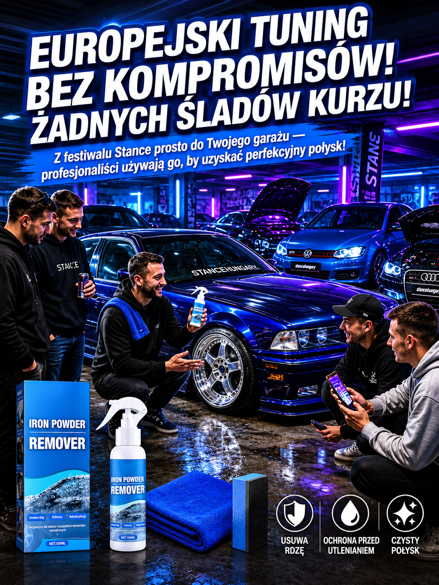 💣 Niemiecki Zestaw do Usuwania Rdzy (Spray + Gąbka) | Likwidacja -50%
