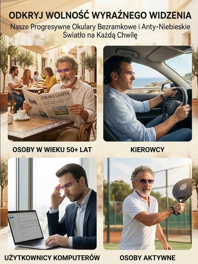 [-80%] Inteligentne Wielofunkcyjne Okulary do Czytania – Płatność przy Odbiorze
