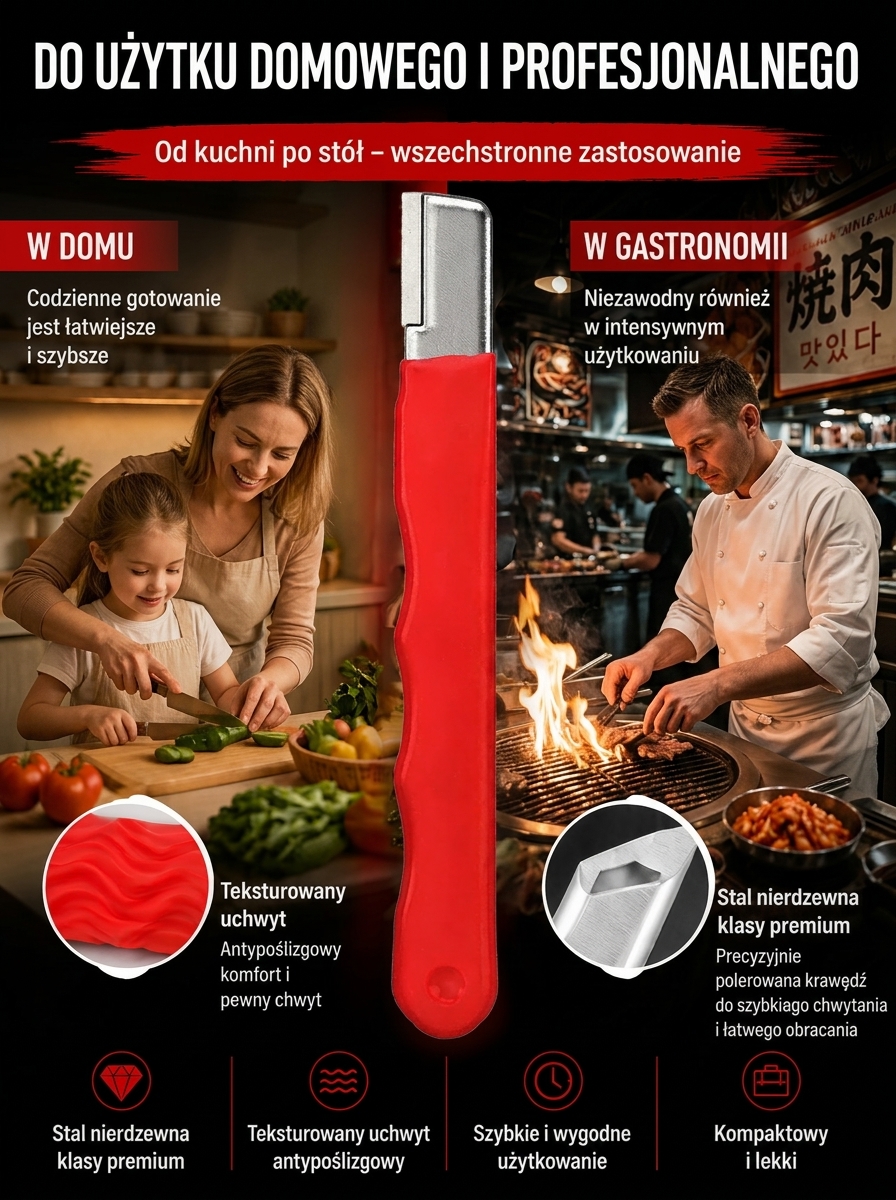 Magiczna Ostrzałka Premium (Niemiecka Stal) | Ekstremalnie Ostre Noże w 3 Sekundy (Tylko 3 Pociągnięcia) | -50% OFF + Płatność przy Odbiorze