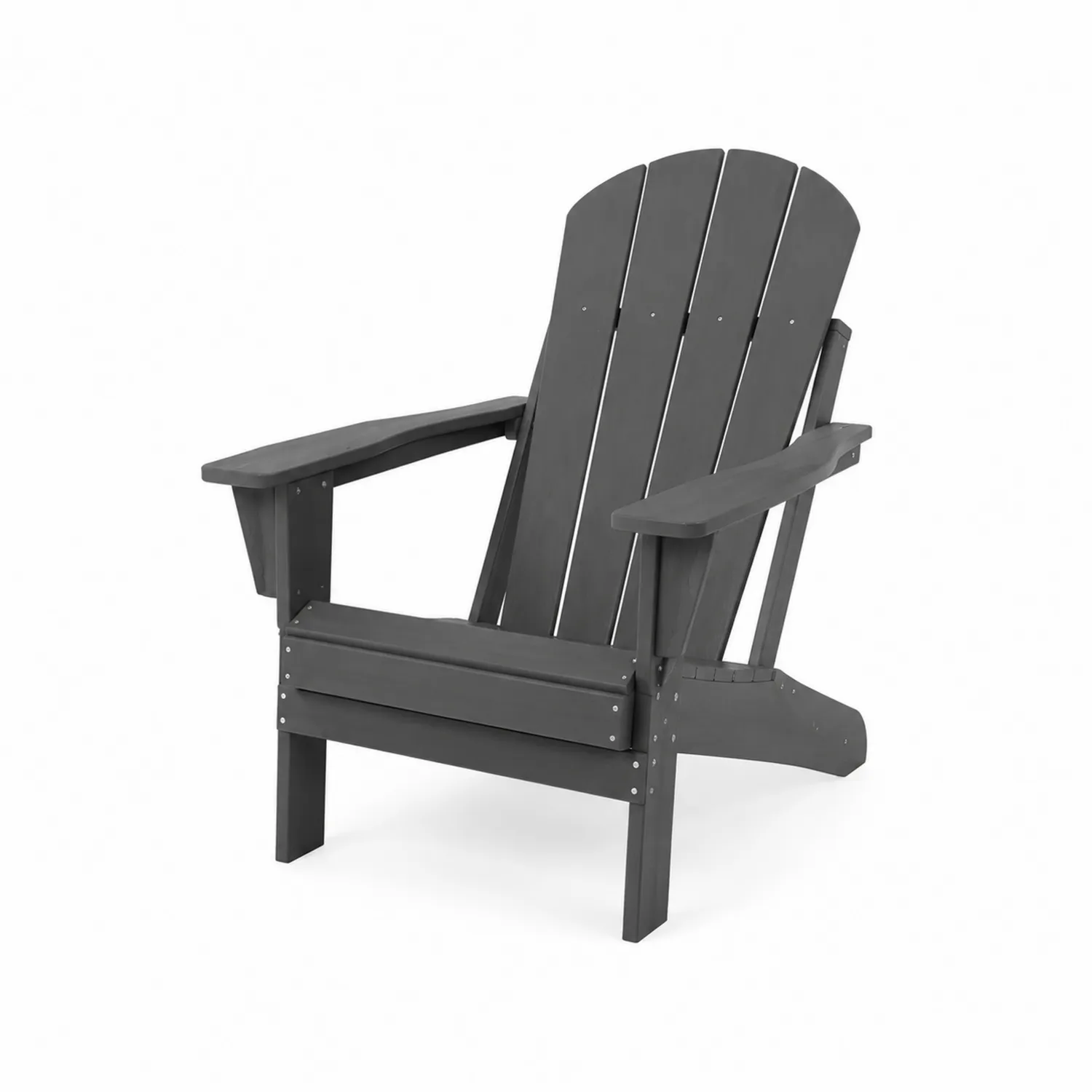 Sedia Adirondack in Legno Composito Grigio