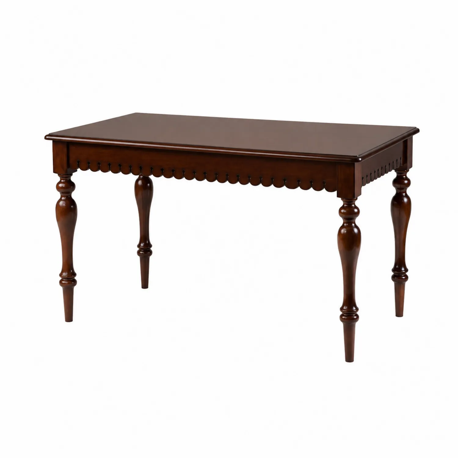 Tavolo da pranzo in legno massello 120x75x76 cm Marrone