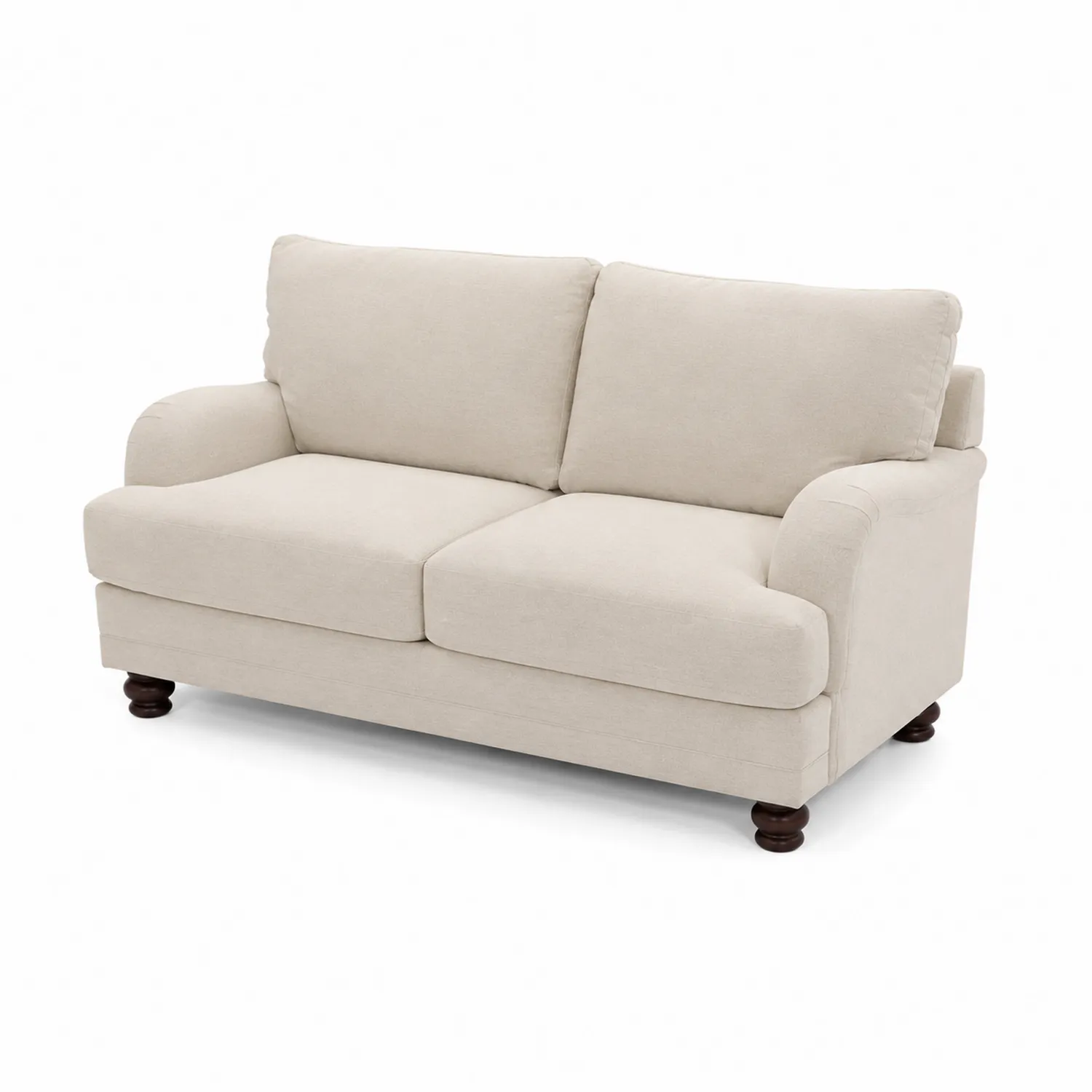 Divano a due posti in tessuto Beige