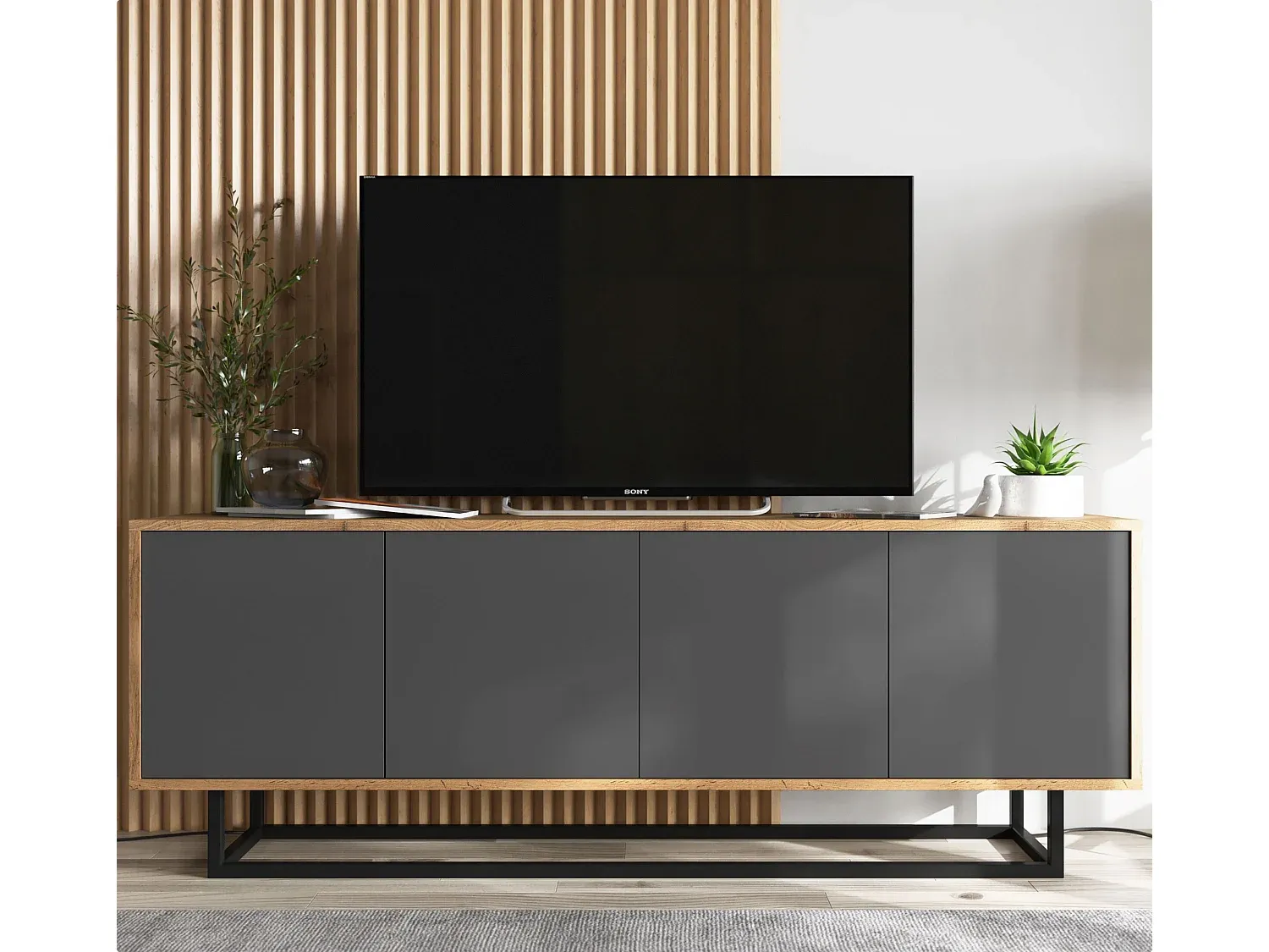 Wohnzimmer und Flur,Wohnzimmermöbel,TV-Board-COZYAVENA