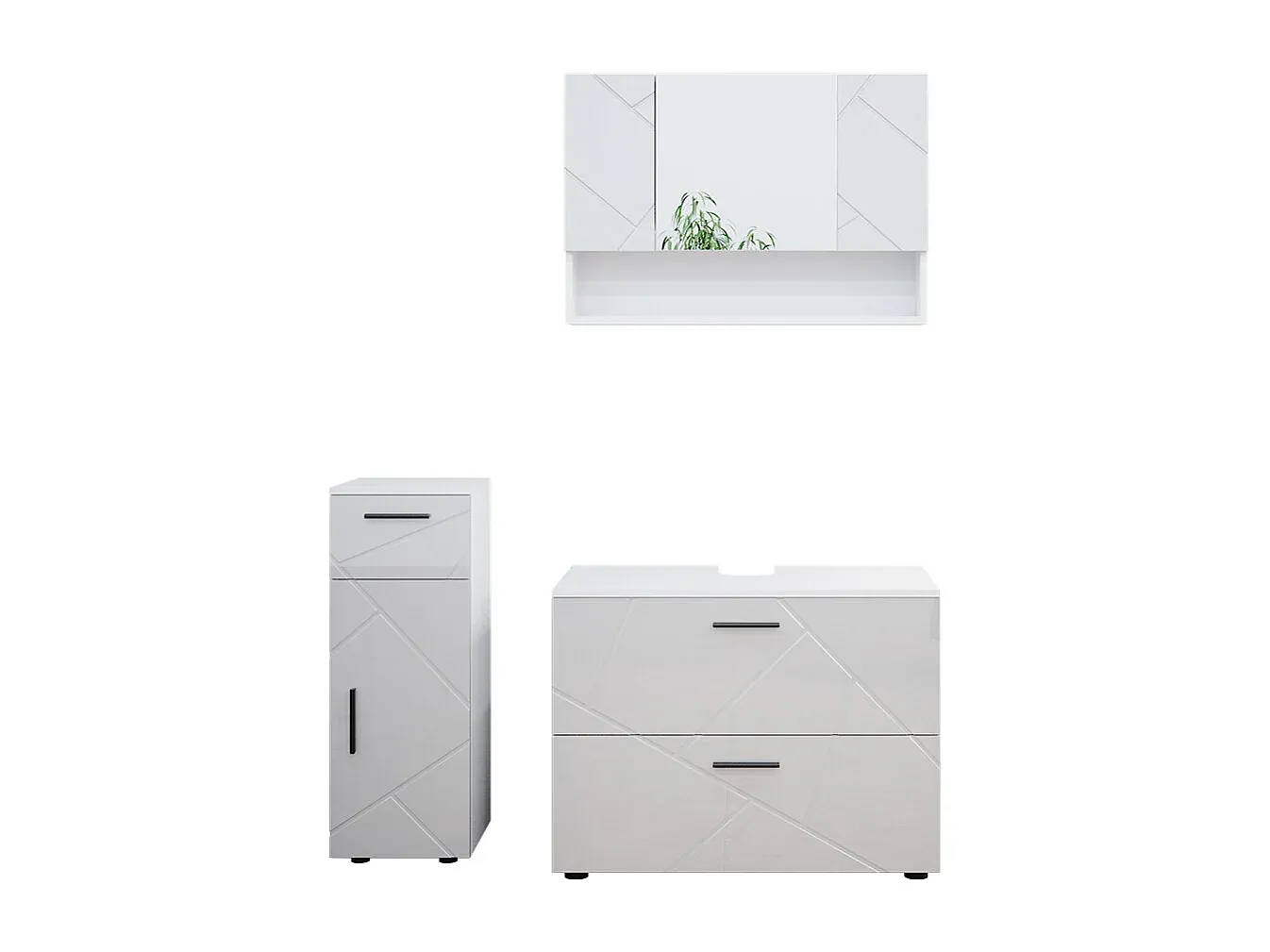 Badezimmer,Bereich Badezimmermöbel,Badezimmer-Set-COZYAVENA