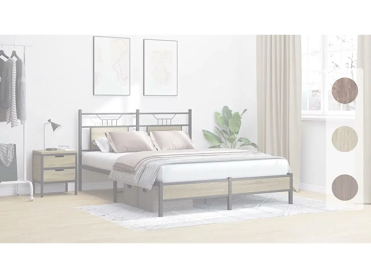 Schlafzimmer,Bereich Bett,Bettrahmen-COZYAVENA