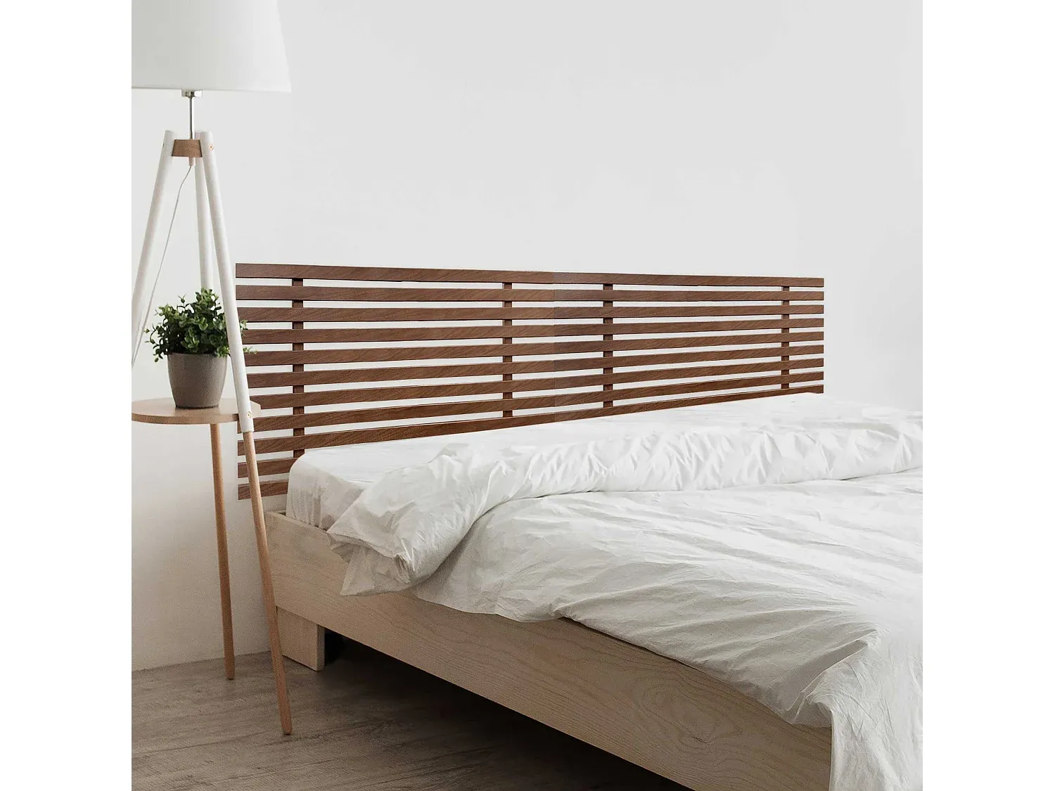 Kopfteil aus recyceltem Holz im japanischen Stil für Doppelbetten, 180 x 46 cm-COZYAVENA