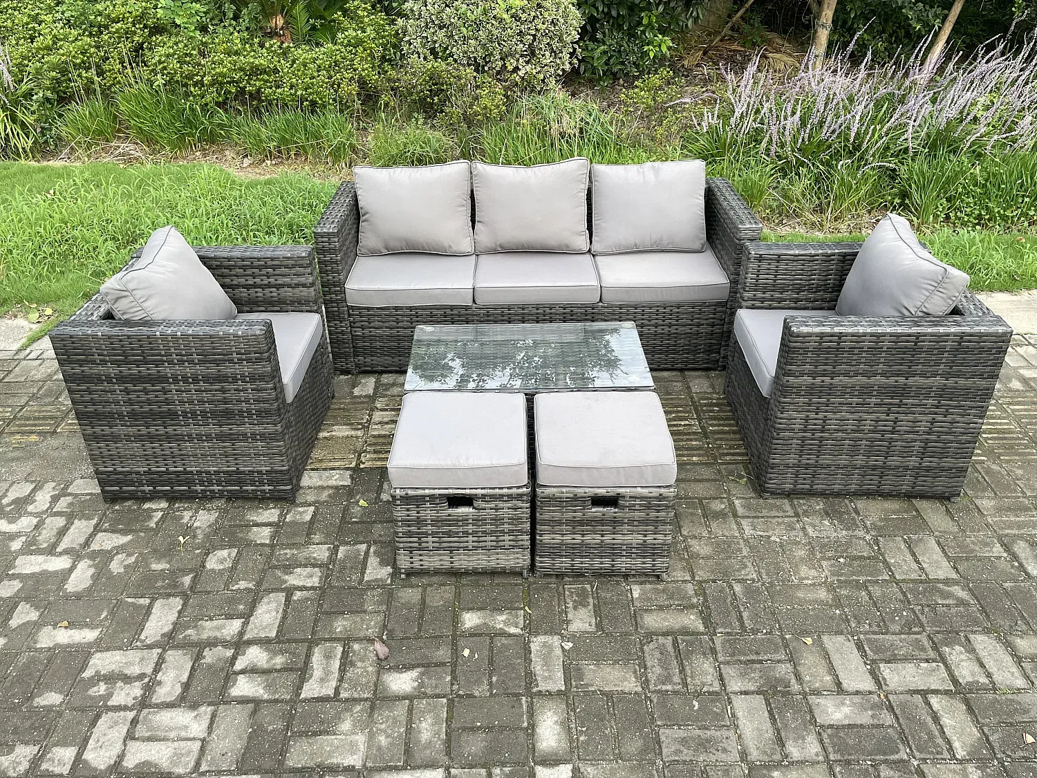 Garten,Gartenmöbel,Gartensitzgruppe im Set-COZYAVENA