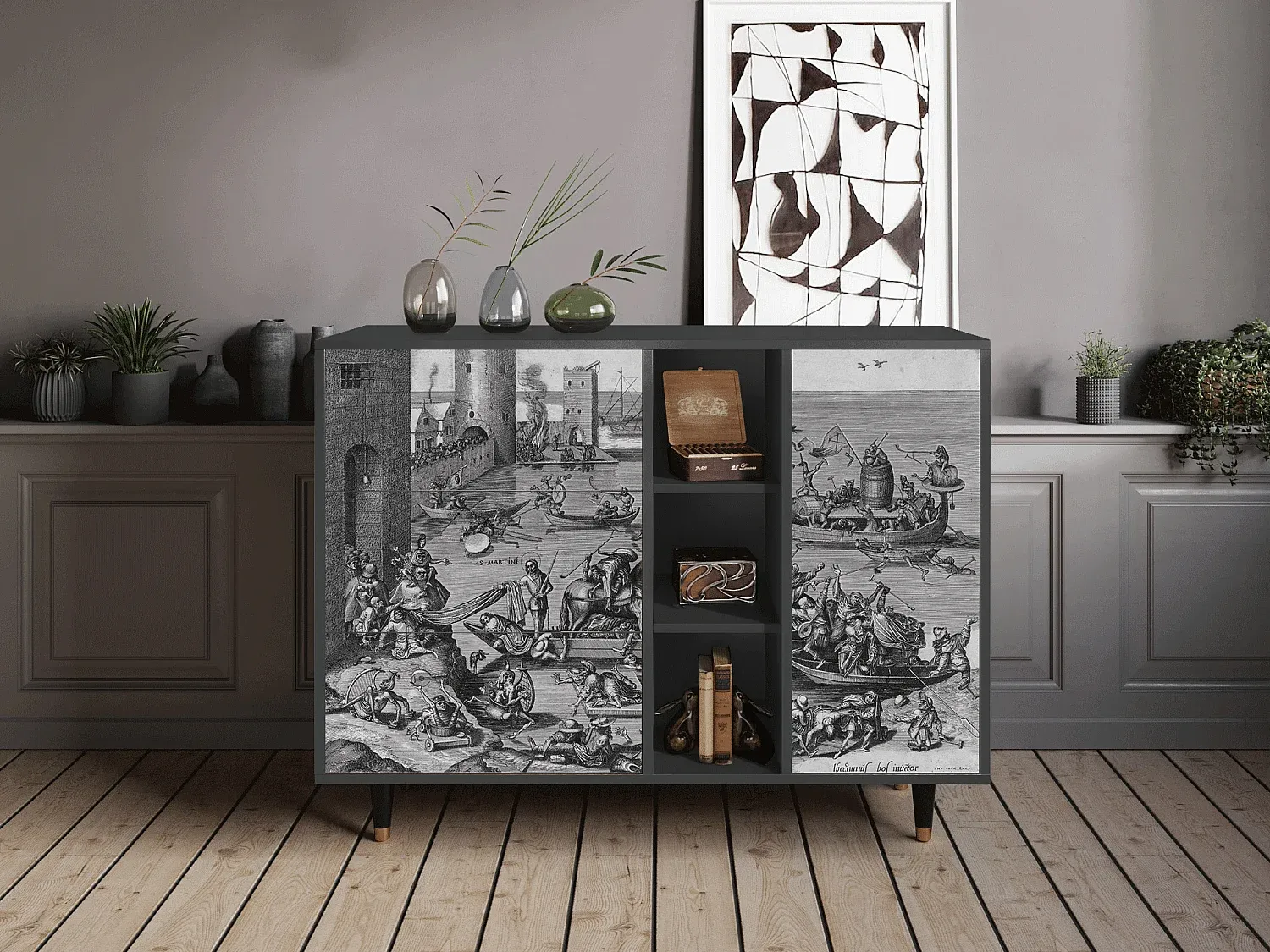 Esszimmer und Küche,Esszimmermöbel,Sideboard-COZYAVENA