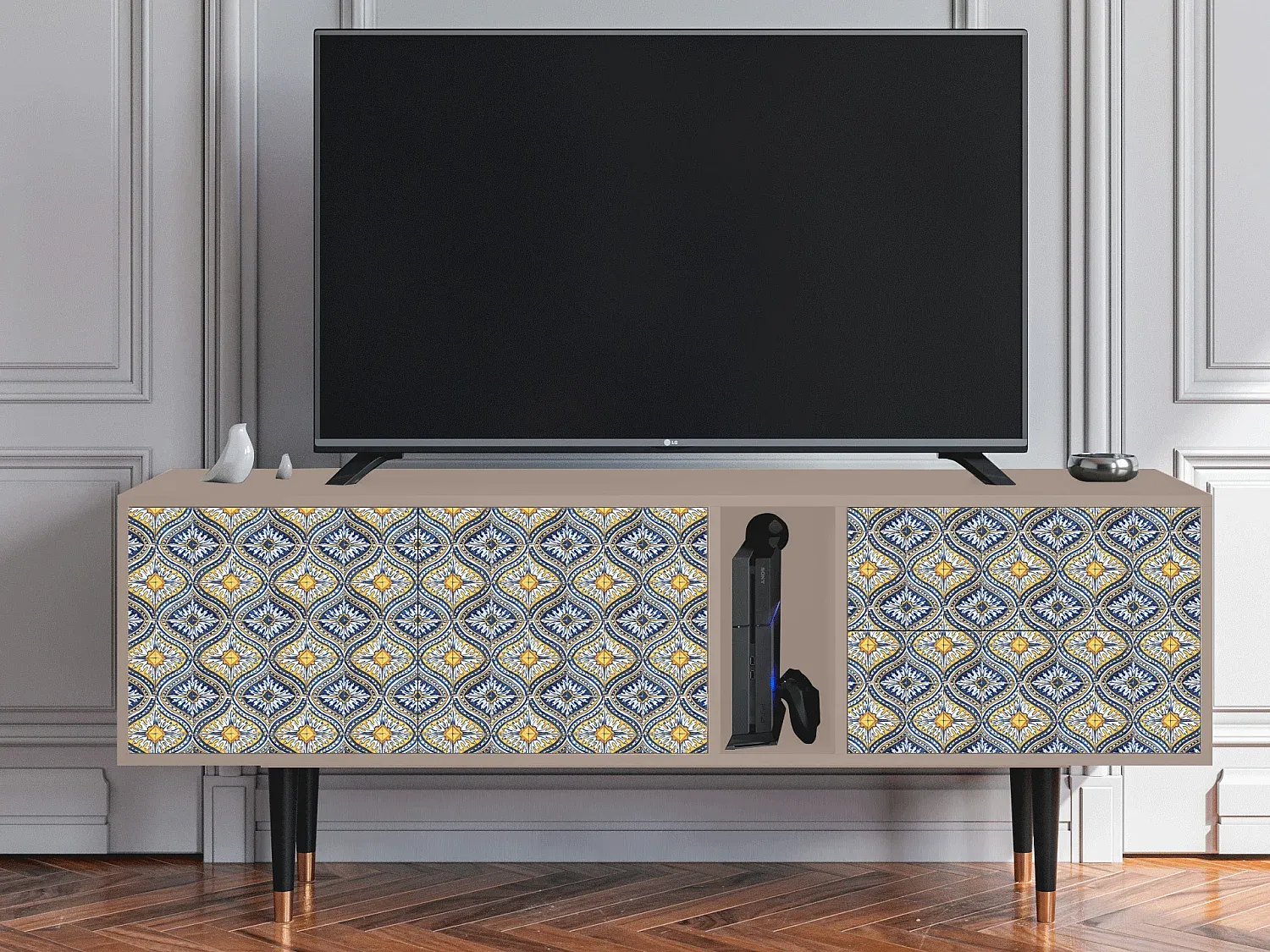 Wohnzimmer und Flur,Wohnzimmermöbel,TV-Board-COZYAVENA