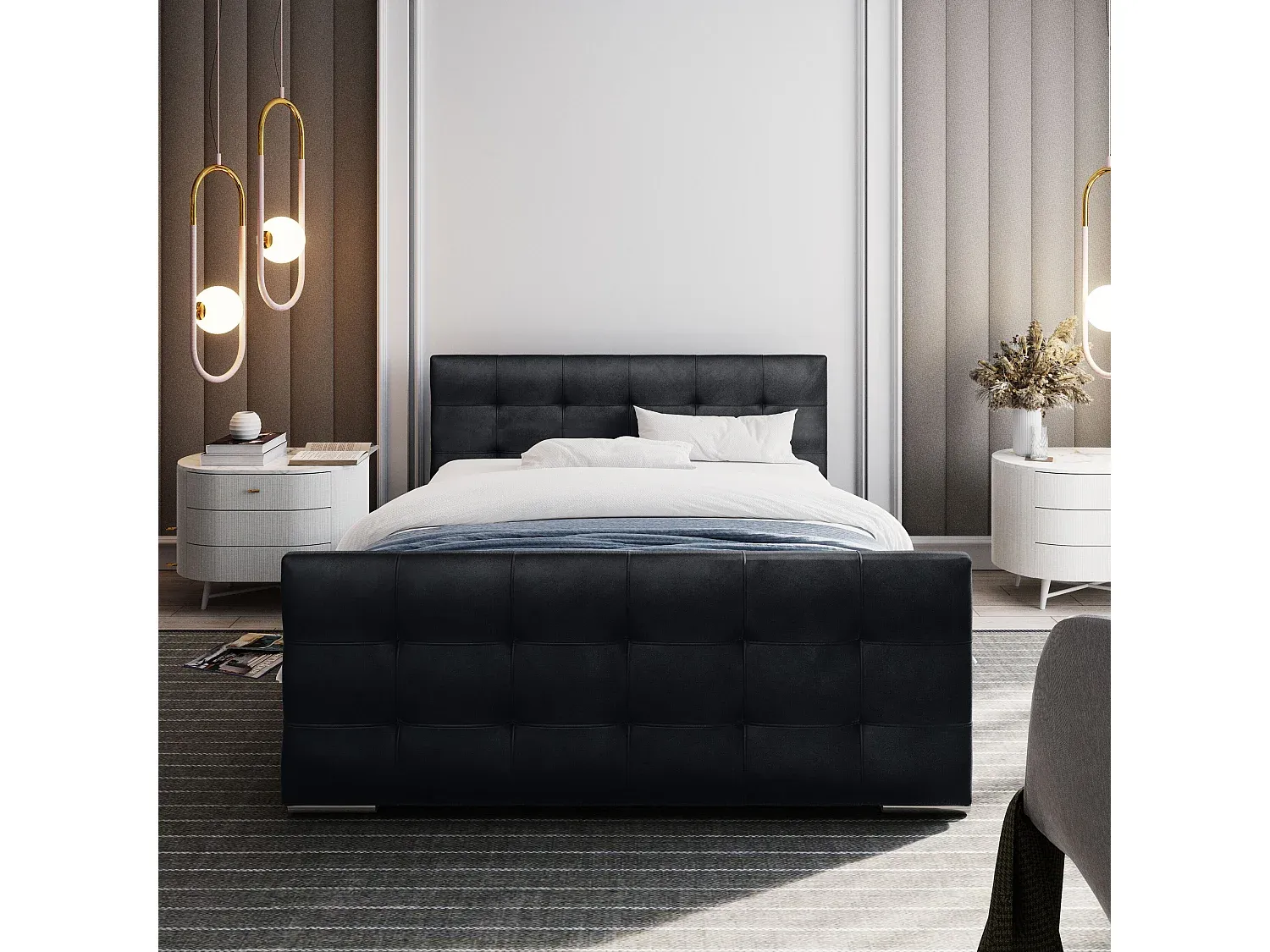 Schlafzimmer,Bereich Bett,Boxspringbett-COZYAVENA