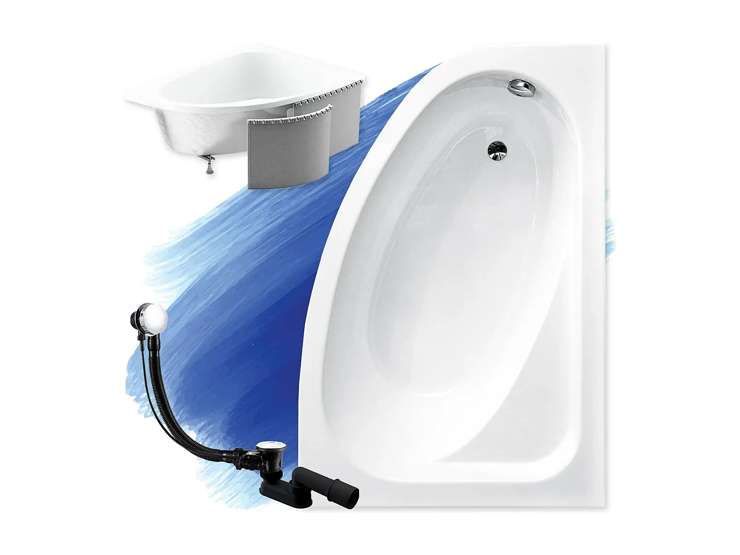 Badezimmer,Bereich Badewanne,Badewanne (Standard)-COZYAVENA