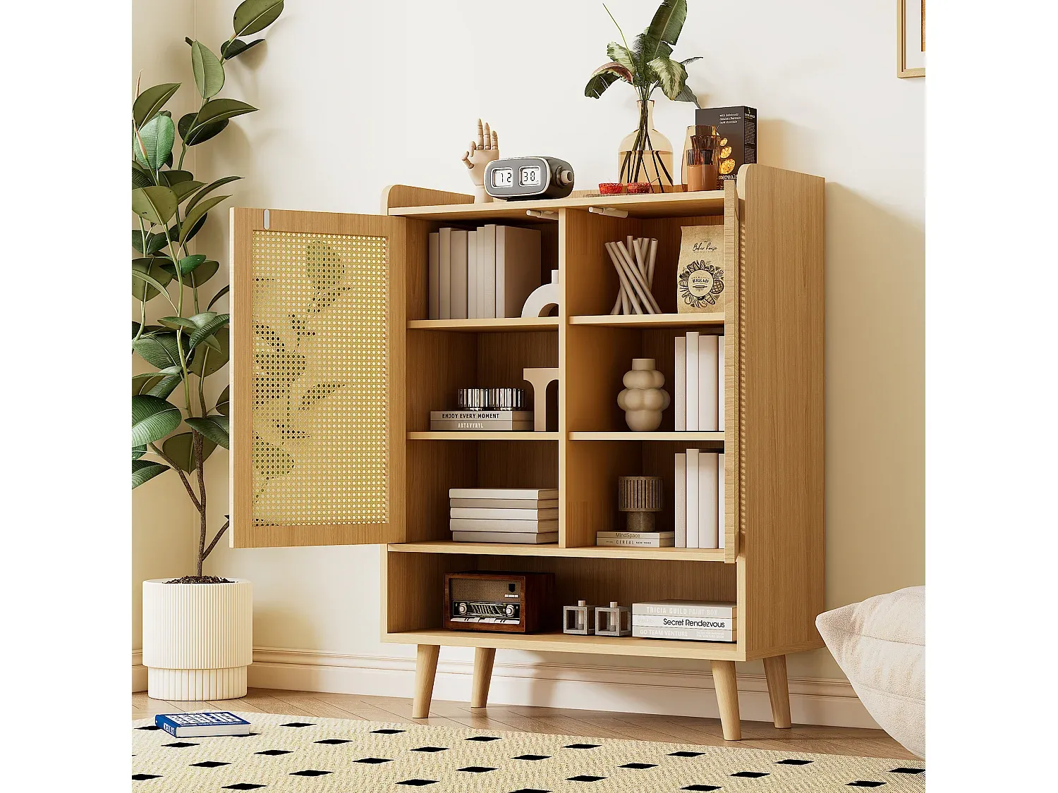 Wohnzimmer und Flur,Bereich Flurmöbel und Ordnungshelfer,Schuhschrank-COZYAVENA