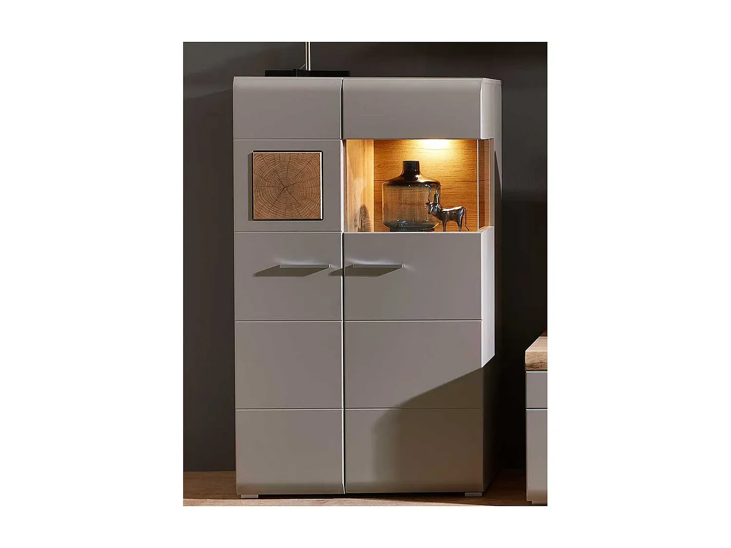 Wohnzimmer und Flur,Wohnzimmermöbel,Vitrinenschrank-COZYAVENA