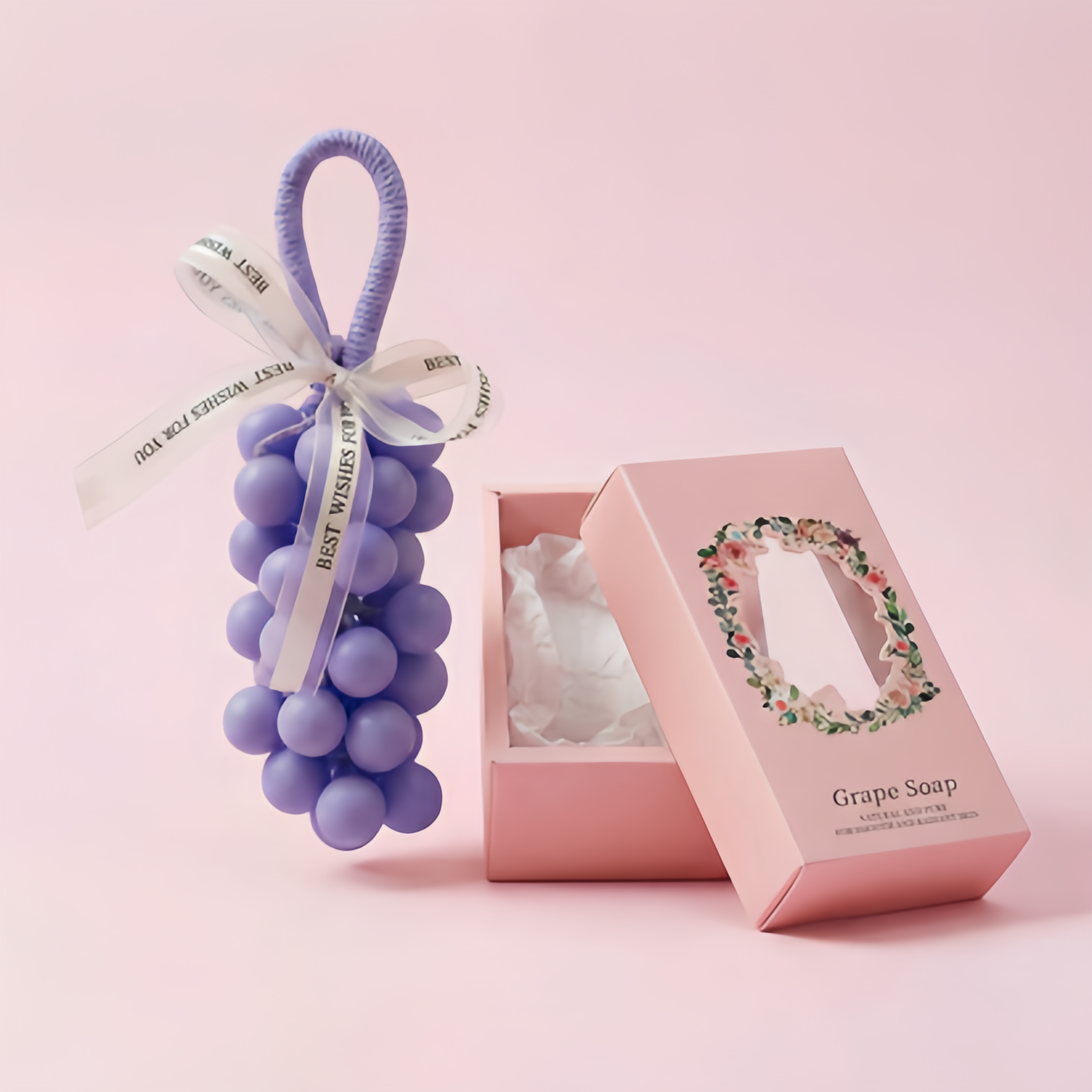 🍇 Realistic Grape Shaped Scented Soap