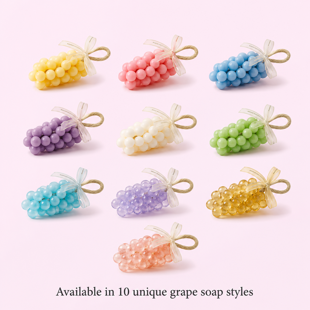 🍇 Realistic Grape Shaped Scented Soap