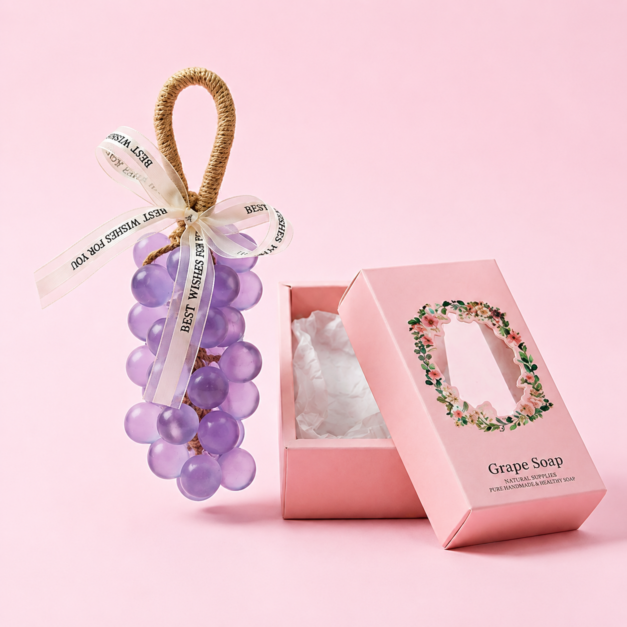 🍇 Realistic Grape Shaped Scented Soap