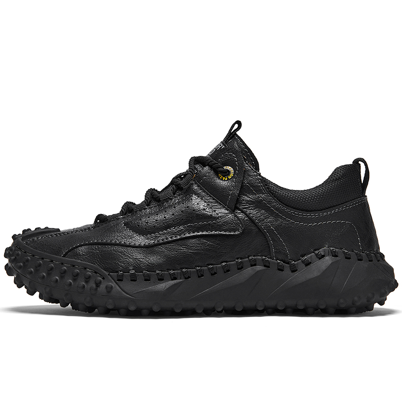 (⏰70%OFF🔥)Men’s Vintage Leather Hiking Shoes – Genuine Leather, Orthopedic Arch Support, Wide Toe Box, Waterproof, Breathable, Hand-Sewn, Non-Slip, Lightweight Shoes for Driving & Walking