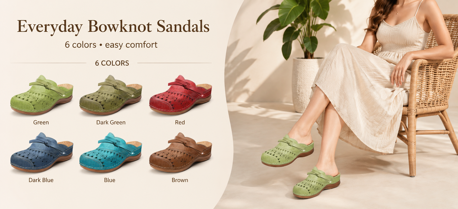 Replace with a collage image showing the sandals styled with dresses, jeans, shorts, and travel outfits