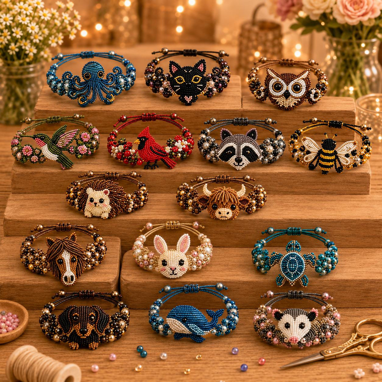 DIY Animal Beaded Bracelet Kit – Make a Cute Bracelet by Hand