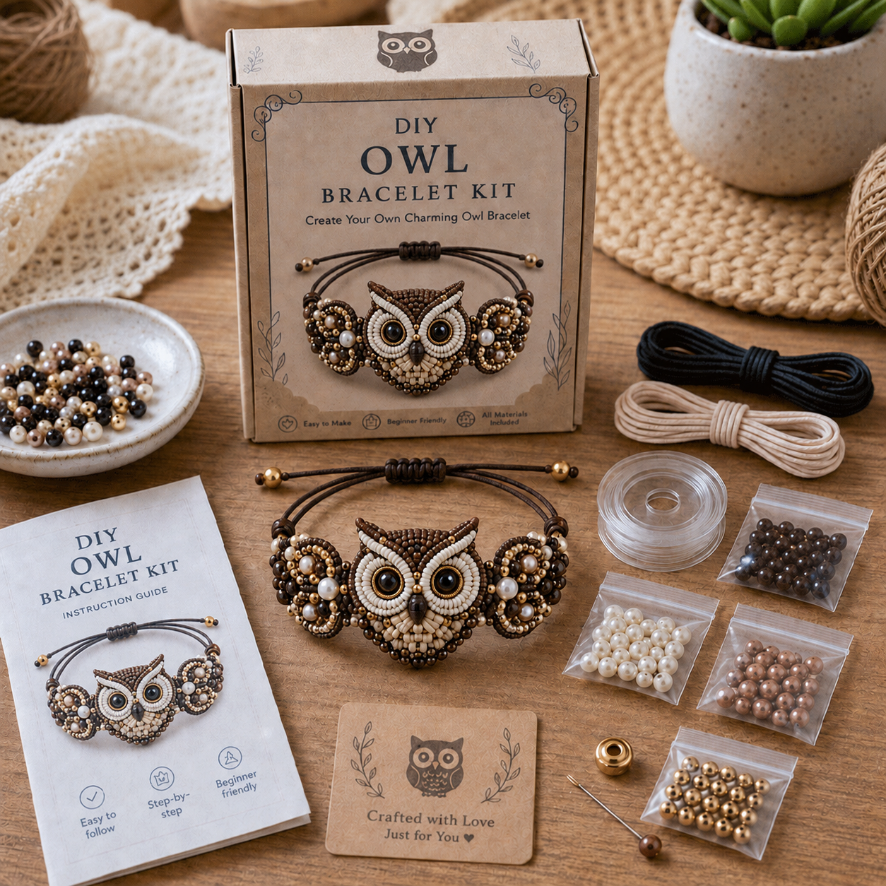 DIY Animal Beaded Bracelet Kit – Make a Cute Bracelet by Hand