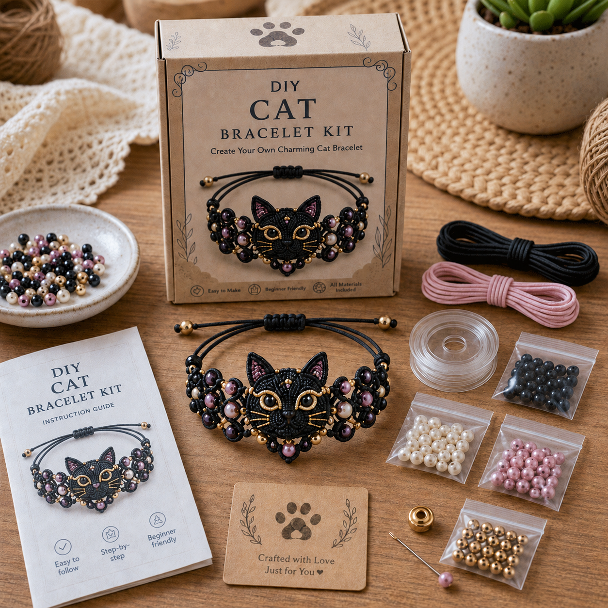 DIY Animal Beaded Bracelet Kit – Make a Cute Bracelet by Hand