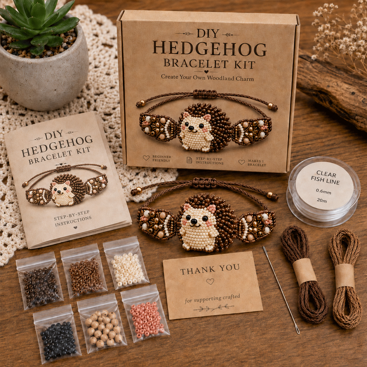 DIY Animal Beaded Bracelet Kit – Make a Cute Bracelet by Hand