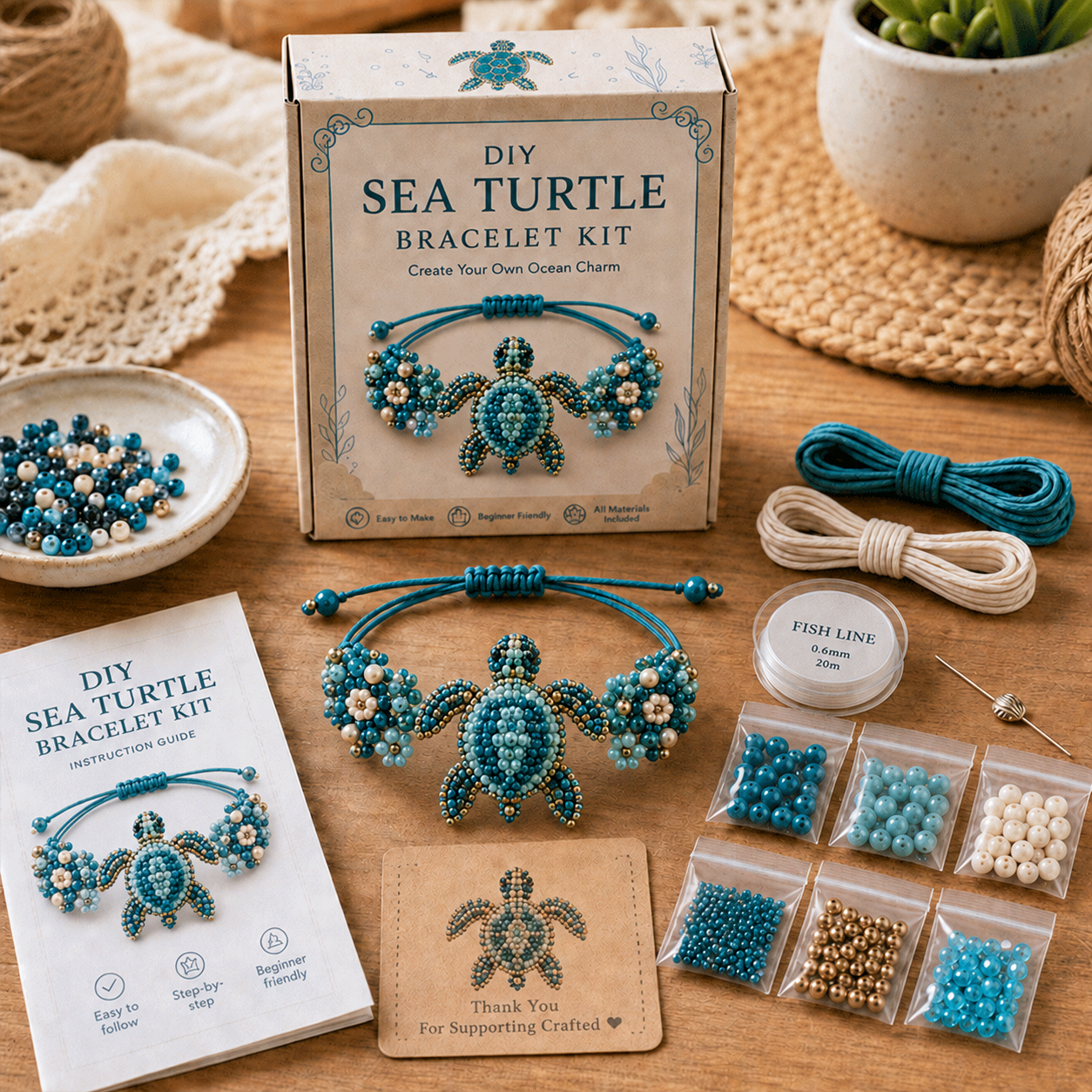 DIY Animal Beaded Bracelet Kit – Make a Cute Bracelet by Hand