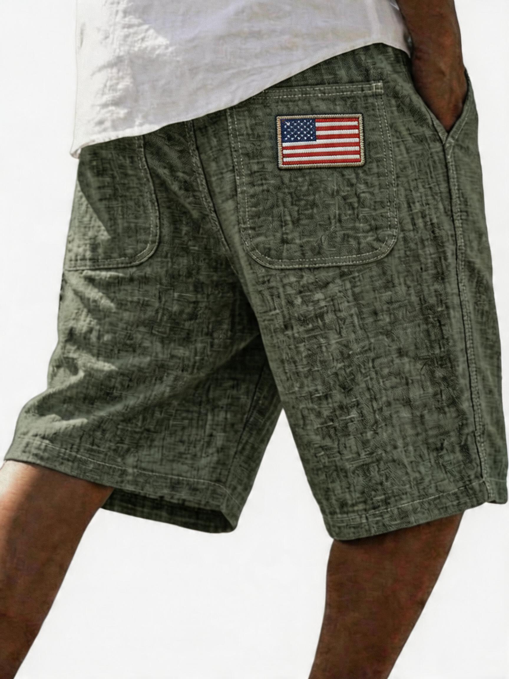 Men's Classic Linen Blend Casual Summer Shorts – Timeless Comfort for Everyday Wear