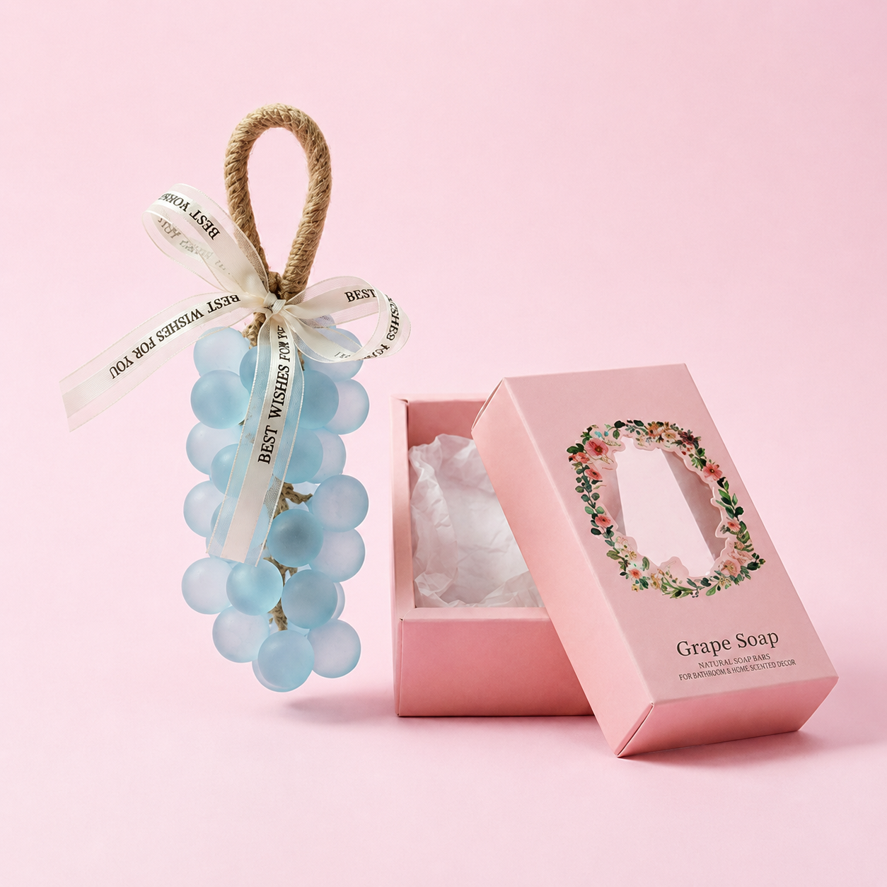 🍇 Realistic Grape Shaped Scented Soap