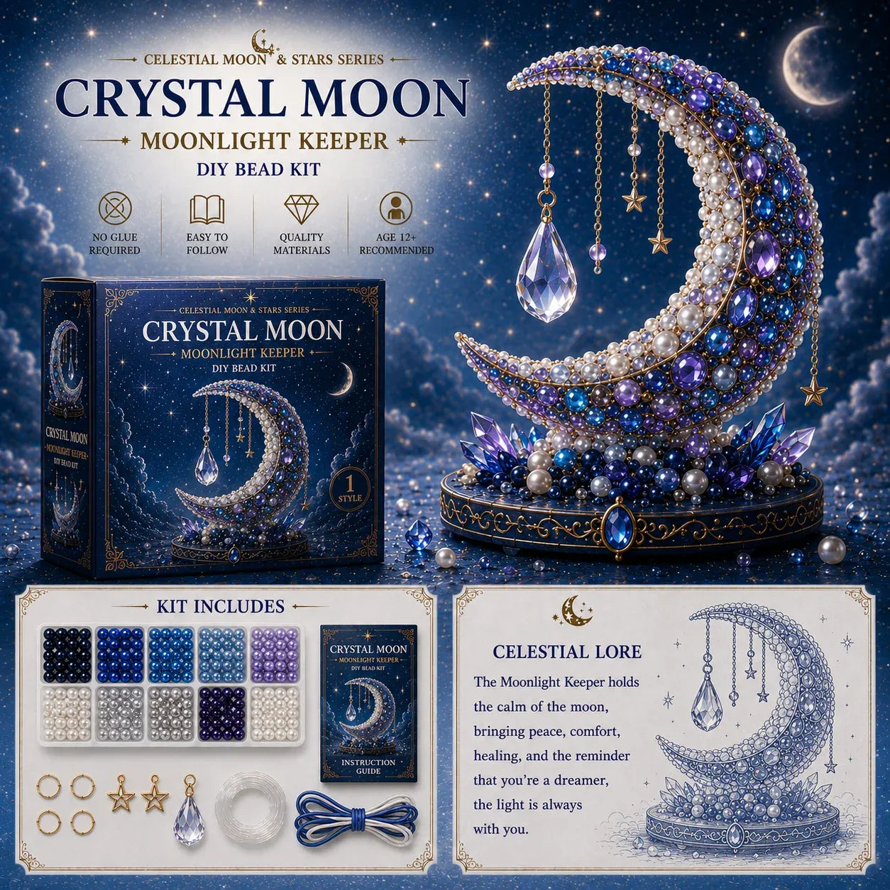 Crystal Moon style DIY Bead Kit