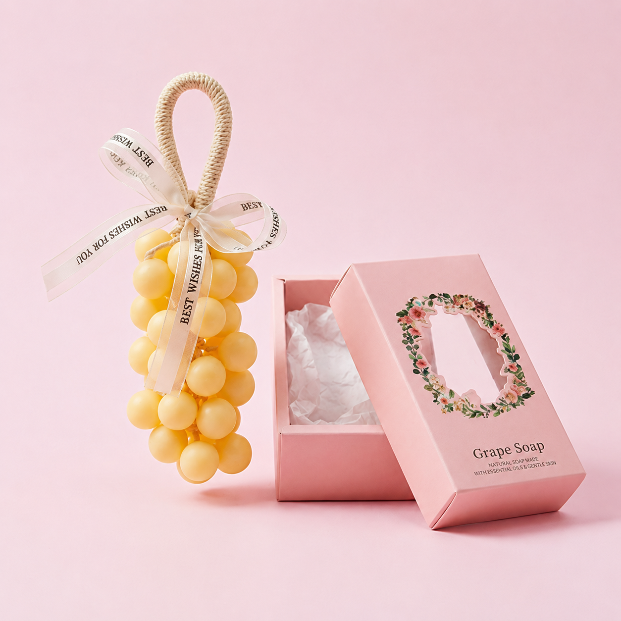 🍇 Realistic Grape Shaped Scented Soap