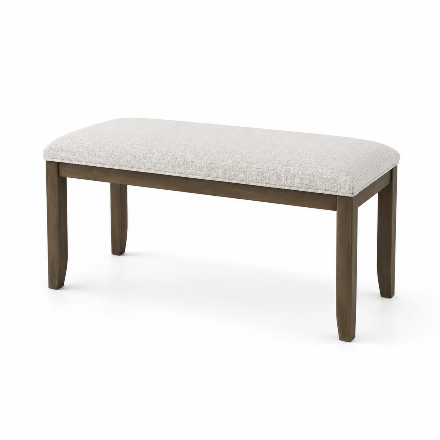 Panca in Legno e Tessuto Grigio Chiaro-elvexium