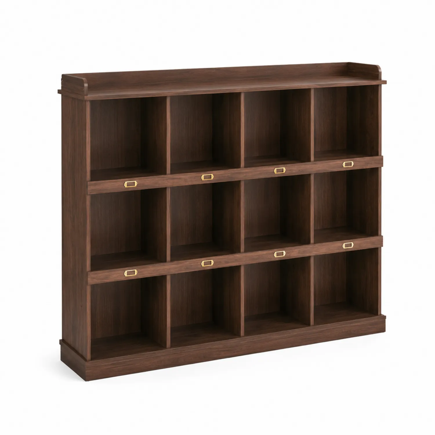 Libreria in Legno Marrone Multi-Scomparto-elvexium