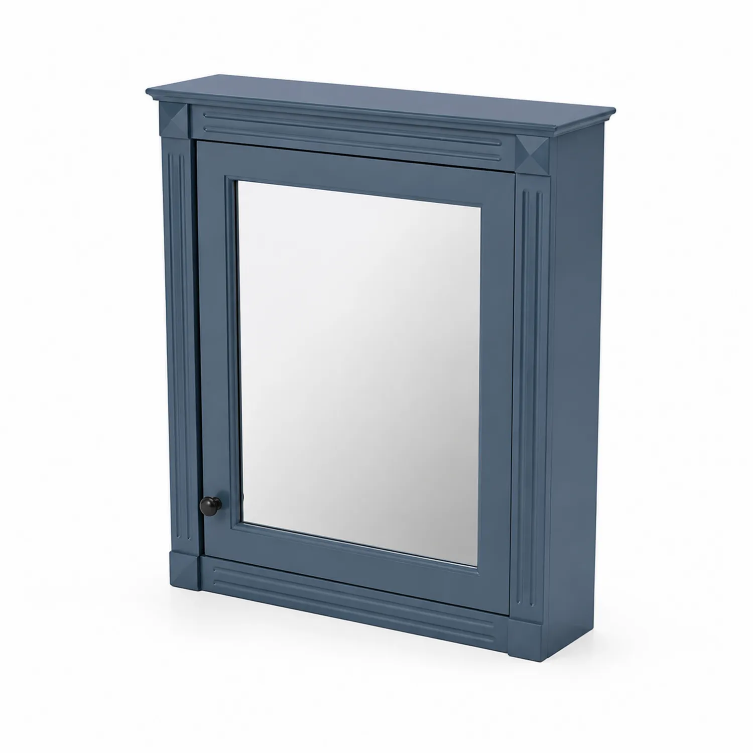 Badezimmerspiegelschrank Holz Blau
