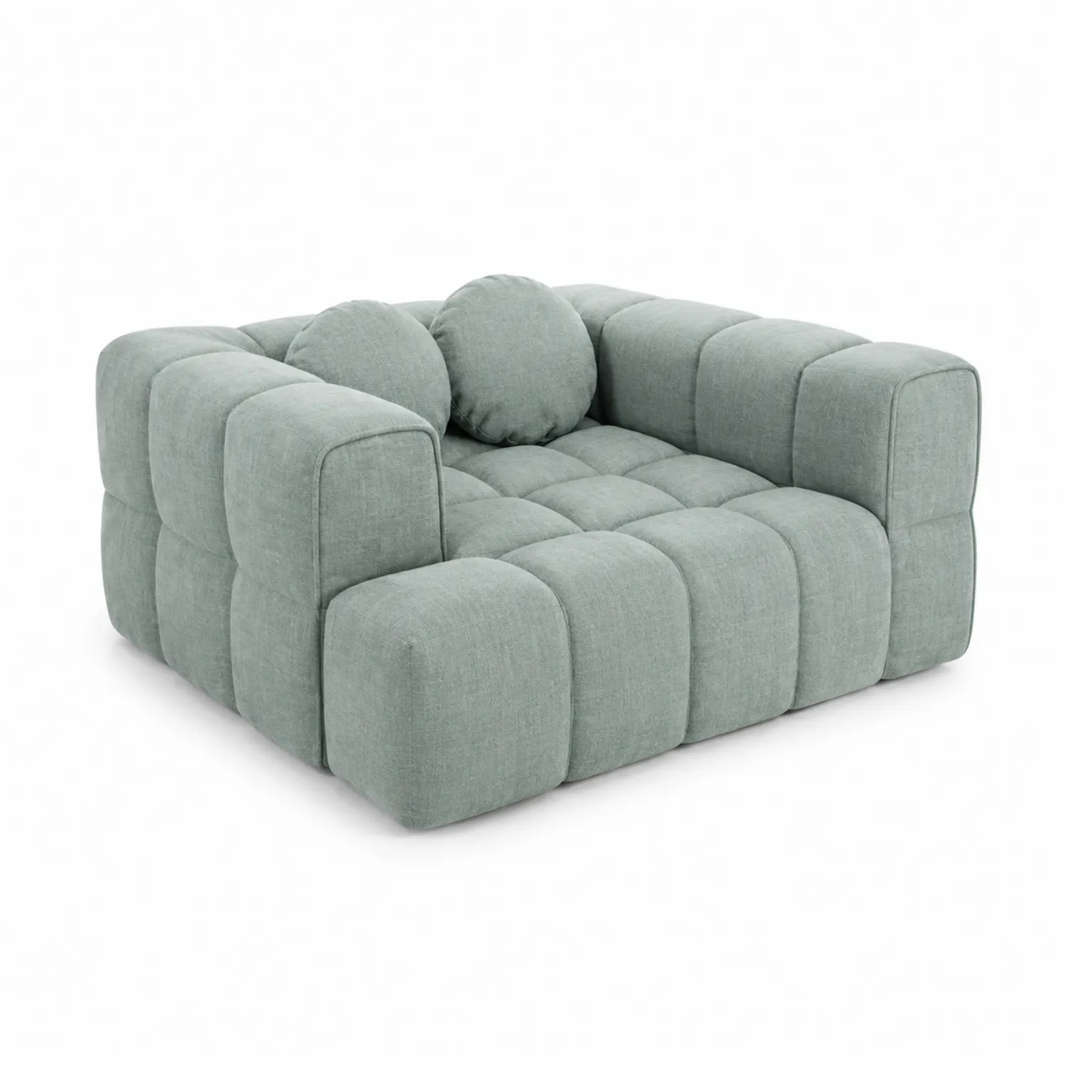 Modulares Sofa Stoff Grün 102x102x70cm