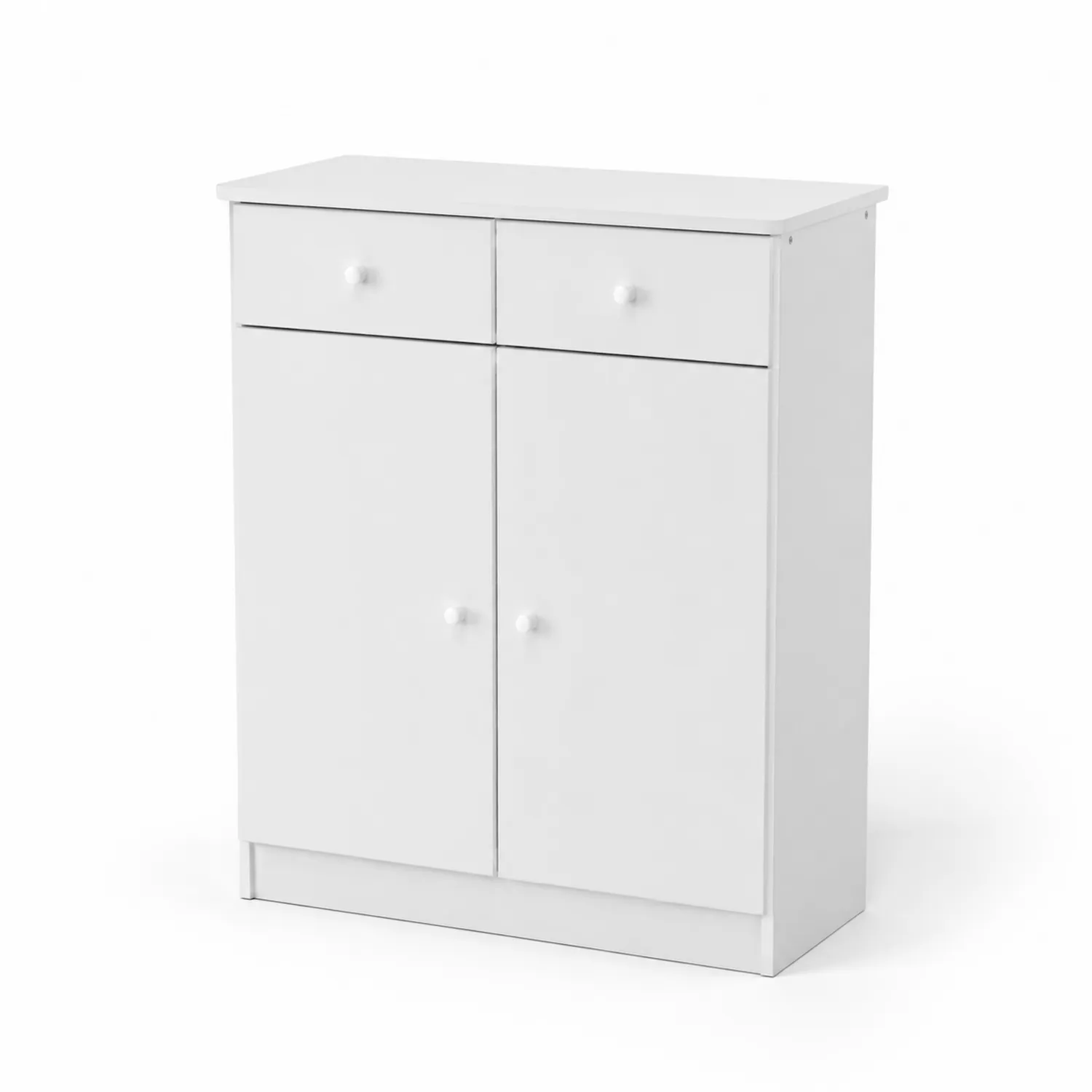 Schuhschrank MDF 60x30x85cm Weiß